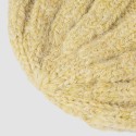 Unisex Acrylic Knitted Solid Color Striped Crochet Color-match Patch Warmth Brimless Beanie Landlord Cap Skull Cap
