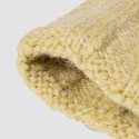 Unisex Acrylic Knitted Solid Color Striped Crochet Color-match Patch Warmth Brimless Beanie Landlord Cap Skull Cap