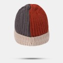 Women Letter Pattern Wild Beanie Hat Soft Adjustable Autumn Winter Warm Knitted Hat