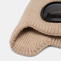 Unisex Knitted Solid Color Aviator Glasses Lens Decoration Thicken Warmth Fashion Beanie Hat