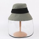 Unisex Anti-fog Removable Mask For Full Protection Bucket Hats